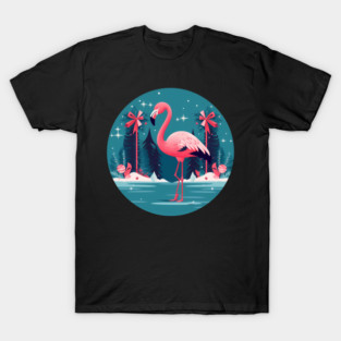 Flamingo Flock Sunset, Love Flamingos T-Shirt
