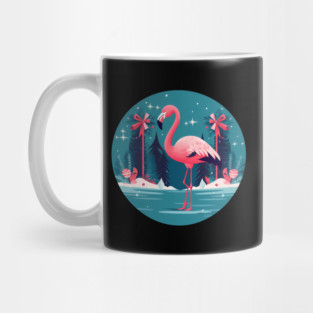 Flamingo Flock Sunset, Love Flamingos Mug