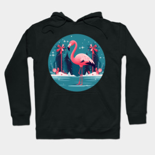 Flamingo Flock Sunset, Love Flamingos Hoodie