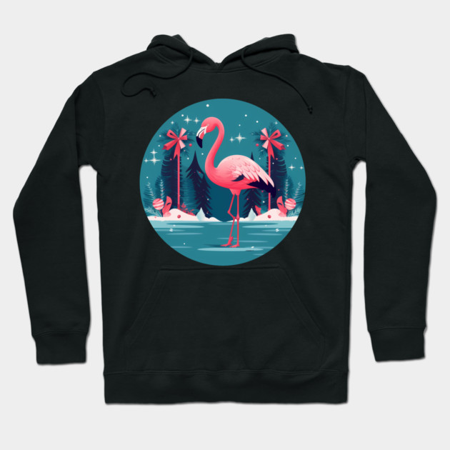 Flamingo Flock Sunset, Love Flamingos Hoodie by logiamerch