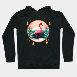Flamingo Flock Sunset, Love Flamingos Hoodie