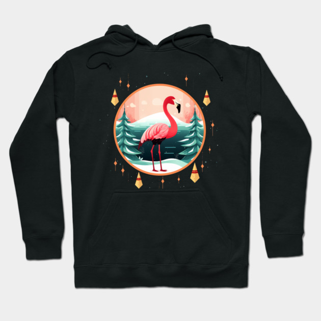 Flamingo Flock Sunset, Love Flamingos Hoodie by logiamerch