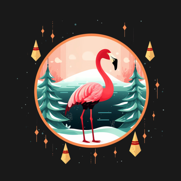 Flamingo Flock Sunset, Love Flamingos by logiamerch