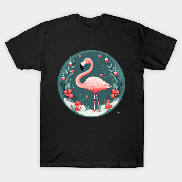 Flamingo Flock Sunset, Love Flamingos T-Shirt by logiamerch