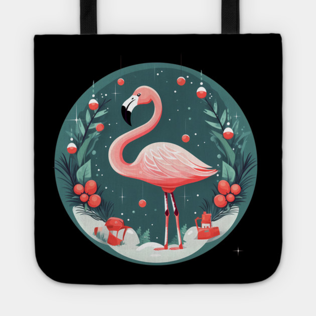 Flamingo Flock Sunset, Love Flamingos Tote by logiamerch