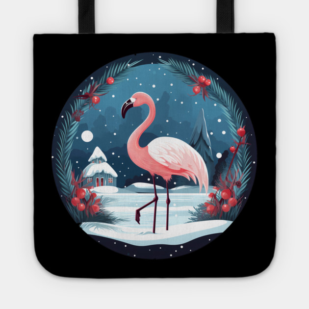 Flamingo Flock Sunset, Love Flamingos Tote by logiamerch