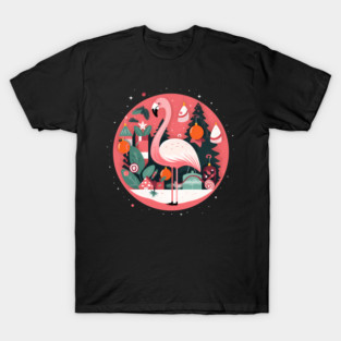 Flamingo Flock Sunset, Love Flamingos T-Shirt