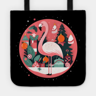 Flamingo Flock Sunset, Love Flamingos Tote