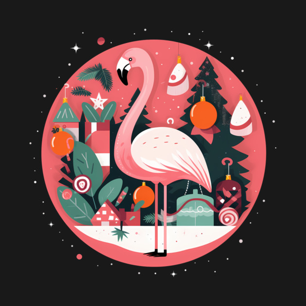 Flamingo Flock Sunset, Love Flamingos by logiamerch