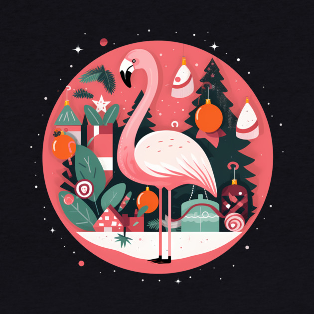 Flamingo Flock Sunset, Love Flamingos by logiamerch