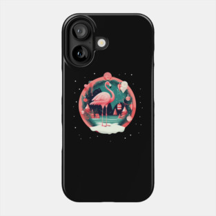 Flamingo Flock Sunset, Love Flamingos Phone Case