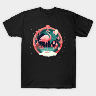 Flamingo Flock Sunset, Love Flamingos T-Shirt