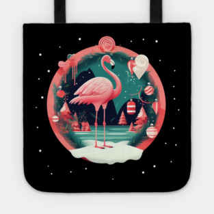 Flamingo Flock Sunset, Love Flamingos Tote