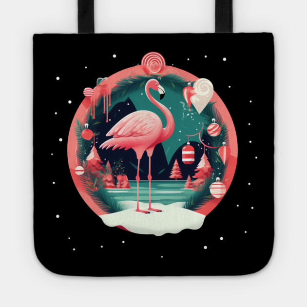 Flamingo Flock Sunset, Love Flamingos Tote by logiamerch
