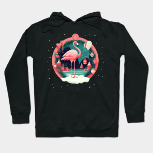 Flamingo Flock Sunset, Love Flamingos Hoodie
