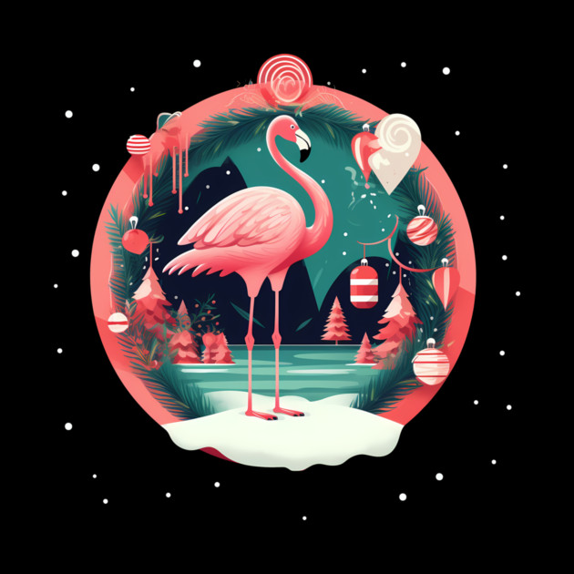 Flamingo Flock Sunset, Love Flamingos by logiamerch