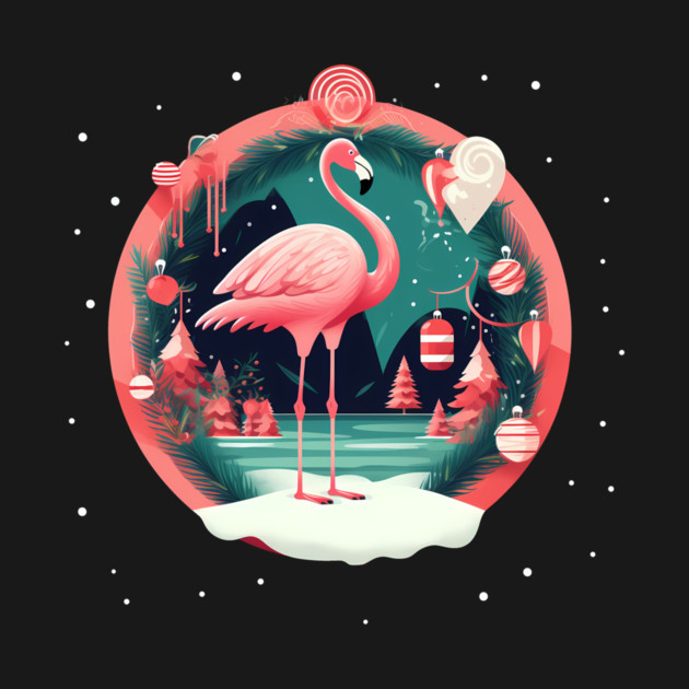 Flamingo Flock Sunset, Love Flamingos by logiamerch