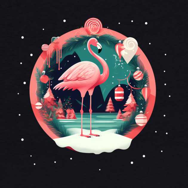 Flamingo Flock Sunset, Love Flamingos by logiamerch