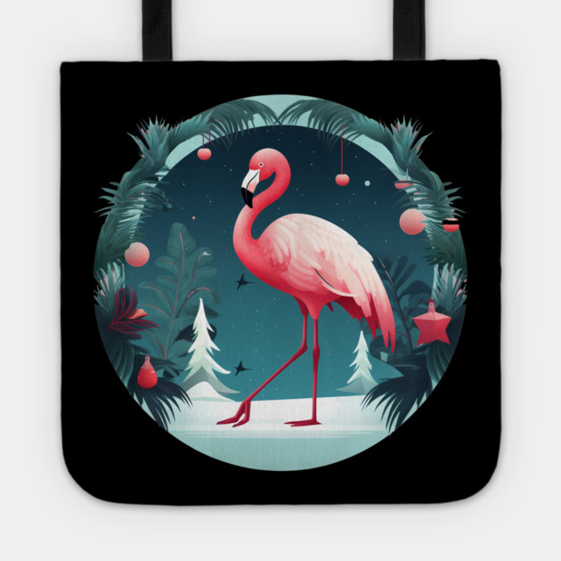 Flamingo Flock Sunset, Love Flamingos Tote by logiamerch