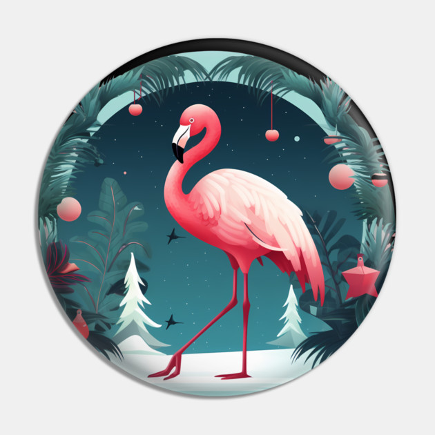 Flamingo Flock Sunset, Love Flamingos Pin by logiamerch