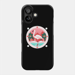 Flamingo Flock Sunset, Love Flamingos Phone Case