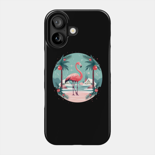 Flamingo Flock Sunset, Love Flamingos Phone Case by logiamerch