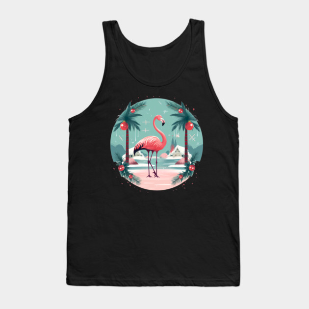 Flamingo Flock Sunset, Love Flamingos Tank Top by logiamerch