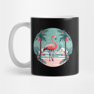 Flamingo Flock Sunset, Love Flamingos Mug