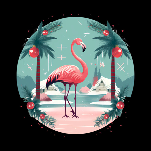 Flamingo Flock Sunset, Love Flamingos by logiamerch