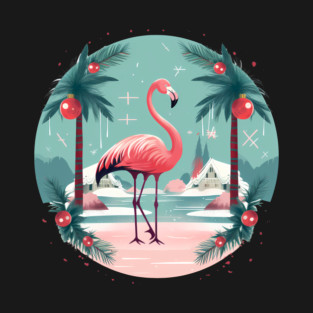 Flamingo Flock Sunset, Love Flamingos T-Shirt