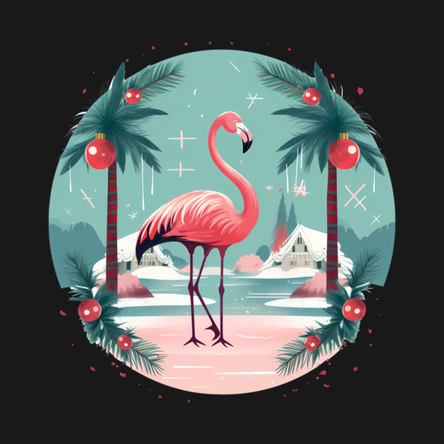 Flamingo Flock Sunset, Love Flamingos by logiamerch
