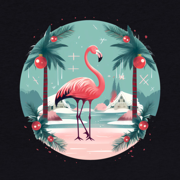 Flamingo Flock Sunset, Love Flamingos by logiamerch