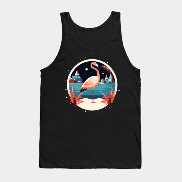 Flamingo Flock Sunset, Love Flamingos Tank Top by logiamerch