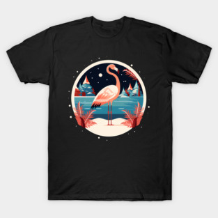 Flamingo Flock Sunset, Love Flamingos T-Shirt