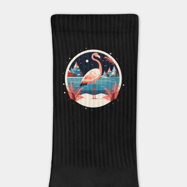 Flamingo Flock Sunset, Love Flamingos by logiamerch