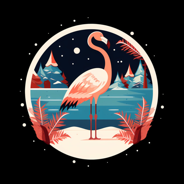 Flamingo Flock Sunset, Love Flamingos by logiamerch