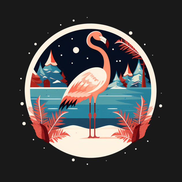 Flamingo Flock Sunset, Love Flamingos by logiamerch