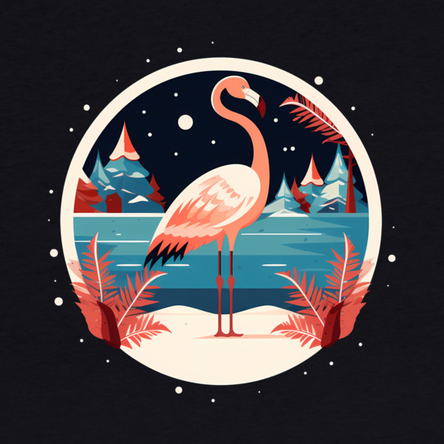 Flamingo Flock Sunset, Love Flamingos by logiamerch