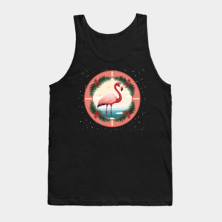 Flamingo Flock Sunset, Love Flamingos Tank Top