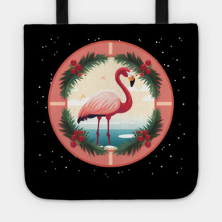 Flamingo Flock Sunset, Love Flamingos Tote