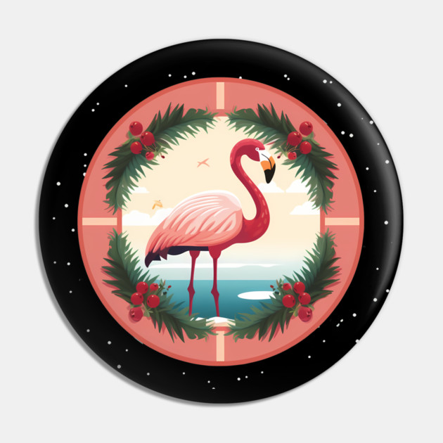 Flamingo Flock Sunset, Love Flamingos Pin by logiamerch
