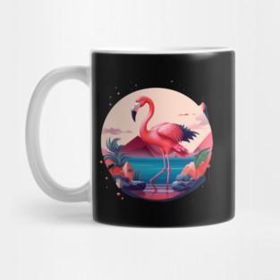 Flamingo Flock Sunset, Love Flamingos Mug