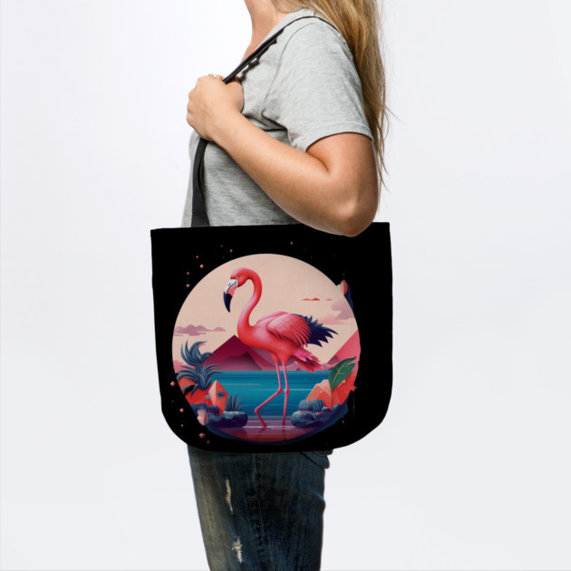 Flamingo Flock Sunset, Love Flamingos by logiamerch