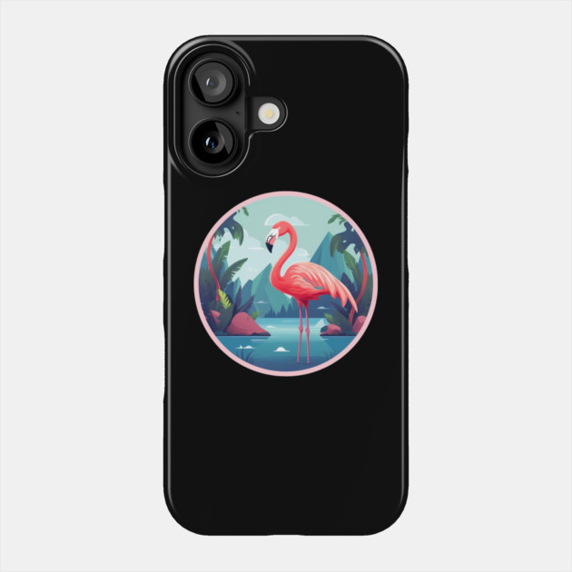 Flamingo Flock Sunset, Love Flamingos Phone Case by logiamerch