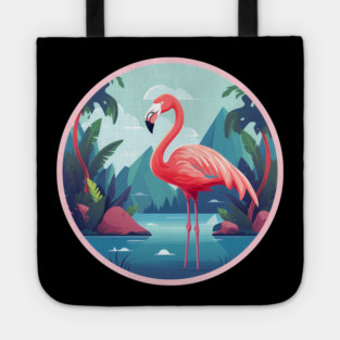 Flamingo Flock Sunset, Love Flamingos Tote