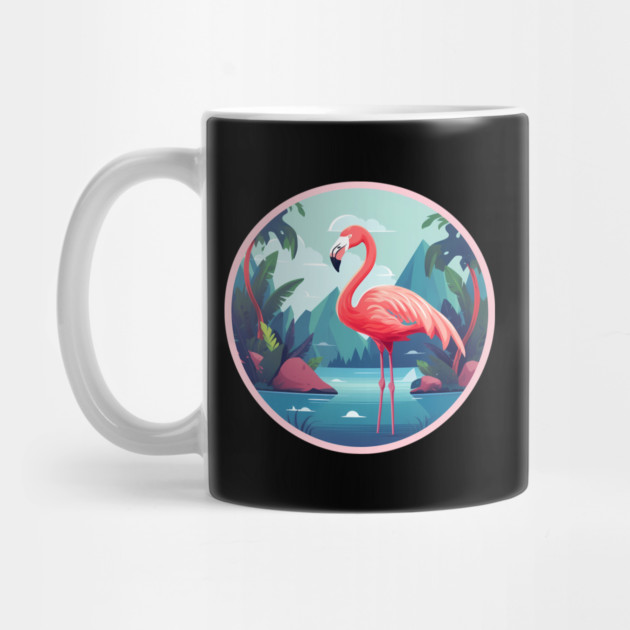 Flamingo Flock Sunset, Love Flamingos by logiamerch