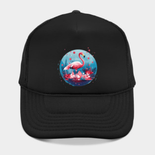 Flamingo Tropical , Love Flamingos Hat