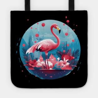 Flamingo Tropical , Love Flamingos Tote