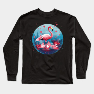 Flamingo Tropical , Love Flamingos Long Sleeve T-Shirt