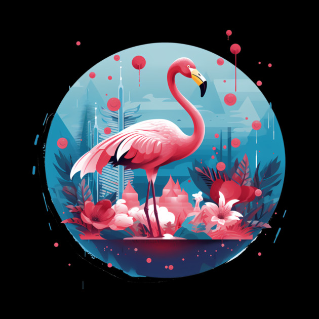 Flamingo Tropical , Love Flamingos by logiamerch